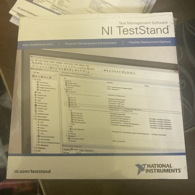 TEST MANAGEMENT SOFTWARE . NI TEST STAND C2014 . New Sealed  - Image 1 of 4