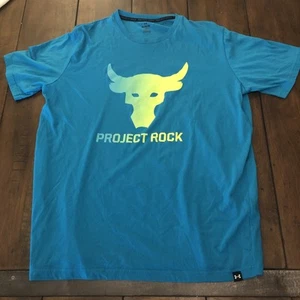 Under Armour Mens XL The Rock Project Bull Payoff Graphic T-Shirt - Picture 1 of 5