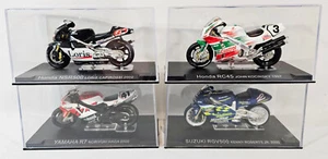 4 x Deagostini Motorbikes, Honda, Yamaha, Suzuki, 1.24 Scale, Diecast, Boxed - Picture 1 of 10