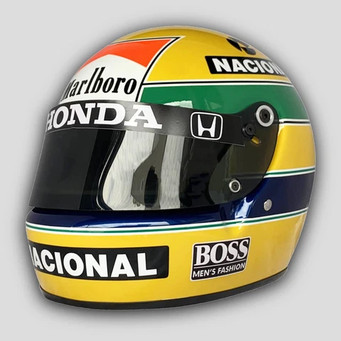 AYRTON SENNA 1988 HELMET (SCALE 1/1) BRAND NEW FULL SIZE REPLICA Cover