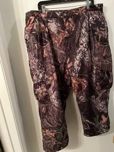 Cabela’s Outdoor Gear Dry Plus Mossy Oak Camo Hunting Pants Sz 42 Reg Thinsulate - Picture 1 of 11