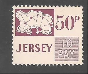 Camiseta #J20 (D2) en muy buen estado sin montar o nunca montada - 1975 mapa de 50p de la camiseta - franqueo debido - Imagen 1 de 1