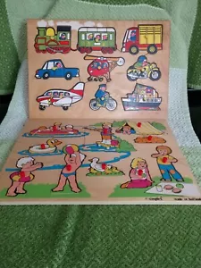 2 Vintage Wooden child's Puzzles - Picture 1 of 7