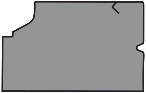 1968-1969 Buick GS 400 Vinyl Trunk Mat 1pc - Imagem 1 de 1