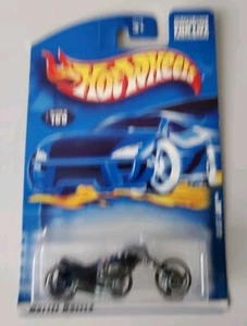 HOT WHEELS BLAST LANE BIG TWIN BOBBER MATTEL 2000 MOTORCYCLE 169 - Picture 1 of 9