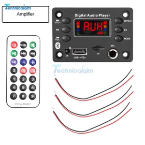 DC 12V Bluetooth 5.0 MP3 Decoder Board Car Audio USB TF FM Radio Mp3 Player - Picture 1 of 22