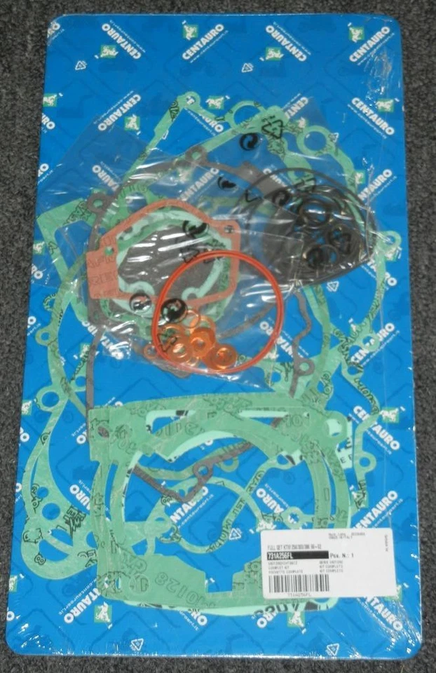 1999-2002 KTM 250 300 380 engine COMPLETE gasket set 731A256FL - Image 1 of 1