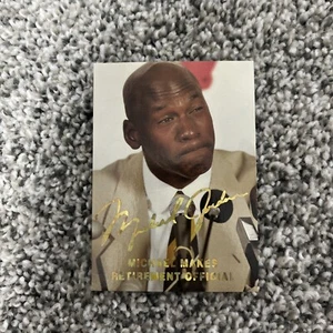 Micheal Jordan 1 of 10,000 Gold Foil Retirement 1993 NR MT + - Picture 1 of 2