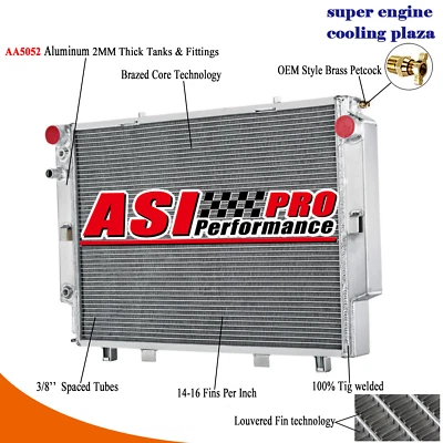 Radiador Para MERCEDES-BENZ CLASE SL W140 S 420/500/600 400/500/600 SEL Aluminio  Foto 1 de 4