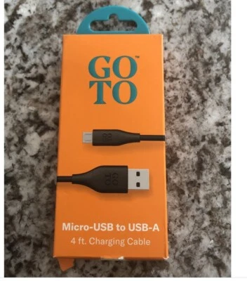 Micro- USB to USB-A Charging Cord Go To By T Mobile - Image 1 of 2