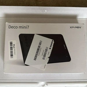 XP-Pen Deco mini7 Graphics Drawing Tablet Battery-free Stylus 8192 Pen Pressure - Picture 1 of 4