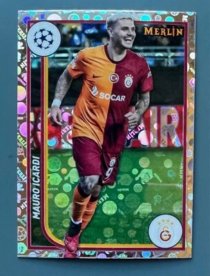 2023-24 Topps Merlin #63 Mauro Icardi Vintage Merlin Refractor - Image 1 of 2