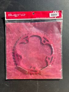 Sugino Messenger Track Chainring Fixie Fixed Gear 46T 130 bcd Red New in Package
