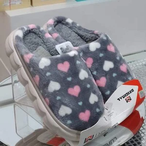 DUE MELE - Pantofole/Ciabatte Donna Inverno Tessuto Felpato Morbido Con Suola In - Foto 1 di 11