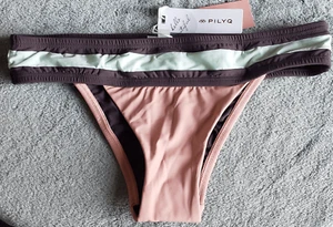 PILYQ RIVERA BANDED COLOR BLOCK TEENY NWT BIKINI BOTTOM SIZE S - Picture 1 of 8
