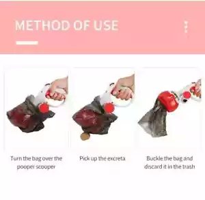 Pet Pooper Scooper with Bag Dispenser - Picture 1 of 3