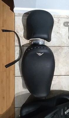 1997-2007 Harley OEM Road King Touring seat Street Glide seat 2004 2005 99 - Image 1 of 4
