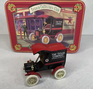 Vintage 1996 Ertl 1:43rd Scale Texaco Collectors Club 1905 Ford Delivery w/ Box - Imagen 1 de 18