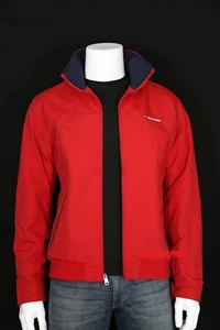 Neu mit Etikett Tommy Hilfiger Herren wasserdichte Windbreaker Jacke Mantel rot - Bild 1 von 10