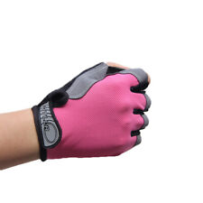 Fingerless Unisex Exercise Outdoor Gloves Finger Sports Fitness Half Traini ）