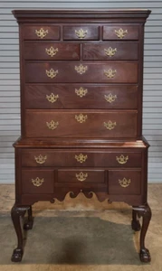 Henry Ford American Collection Century Furniture Mahogany High Boy Claw and Ball - Picture 1 of 10