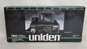 Radio CB móvil de 40 canales Uniden Performance PRO 510XL de colección nueva en caja - Imagen 1 de 8