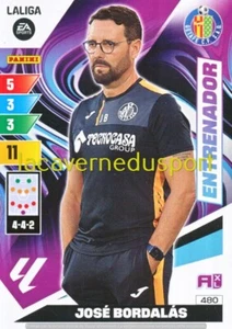 480 JOSE BORDALAS - ENTRENADOR # GETAFE CF PANINI LALIGA  2023 2024 ADRENALYN - Picture 1 of 1