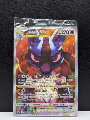 Pokemon TCG Sword & Shield Lucario VSTAR Sealed Black Star Promo Card SWSH291 - Image 1 of 2