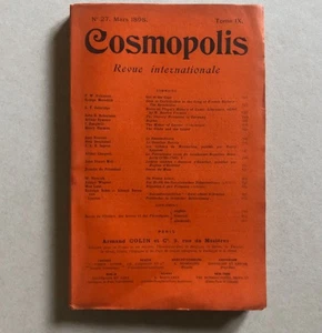 Cosmopolis - revue internationale — Coleridge, Zangwill, J.S. Mill … — n°27 1898 - Imagen 1 de 12