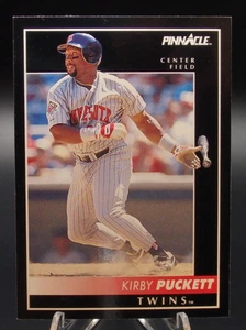 Pinnacle #20 Kirby Puckett 1992 casi nuevo - Imagen 1 de 2