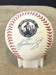 Raro Rawlings Ken Griffey Jr Número Retiro Firmado Béisbol #24 Inscr Tristar - Imagen 1 de 4