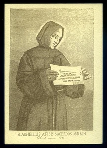 santino-holy card B.AGNELLO DA PISA - Bild 1 von 1