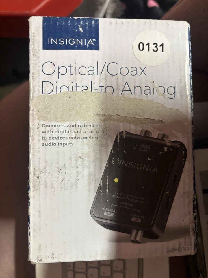 Convertidor óptico/coaxial digital a analógico Insignia NS-HZ313 - negro Foto 1 de 1