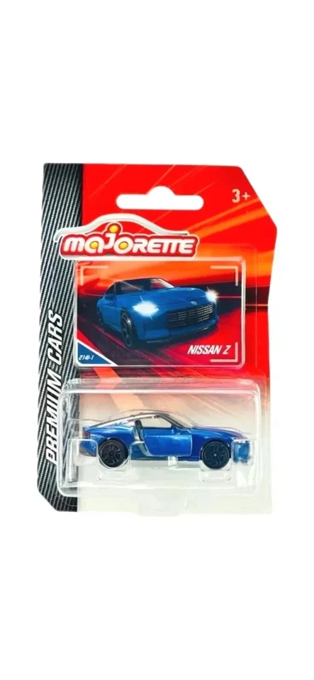Majorette 1/64 Nissan Z Blue Premium Cars Voiture Miniature - Photo 1/1