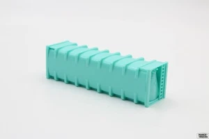 Herpa 30ft bulk tank container turquoise unprinted 1:87 /H22884 - Picture 1 of 1