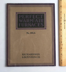Vintage Richardson & Boynton Co. Perfekter Warmluftöfen Katalog ca. 30er Jahre - Bild 1 von 5