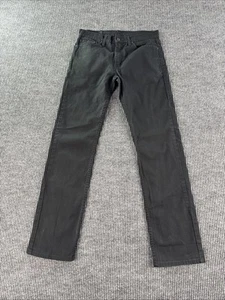 Pantalones de mezclilla Levis 513 para hombre 32x34 negros calce ajustado recto elástico rendimiento - Imagen 1 de 16