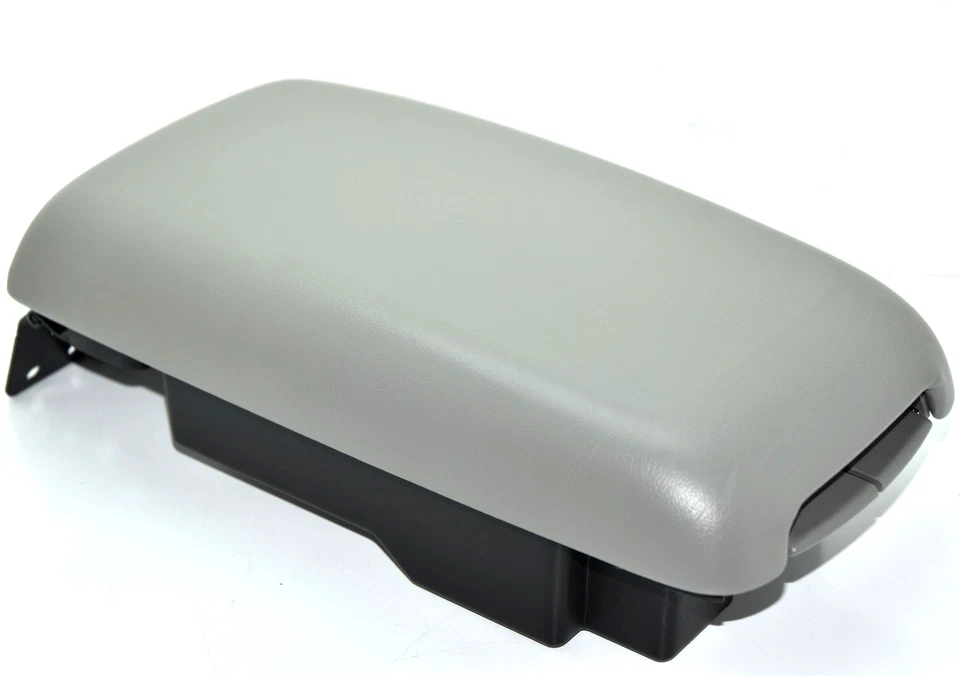 💎 2007-2009 Saturn Aura gris consola central vinilo reposabrazos deslizante almacenamiento OEM Foto 1 de 4