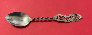 Hot Springs Arkansas datiert 1899 Sterlingsilber 6,8 g 4,5 Zoll Souvenir-Löffel  - Bild 1 von 7