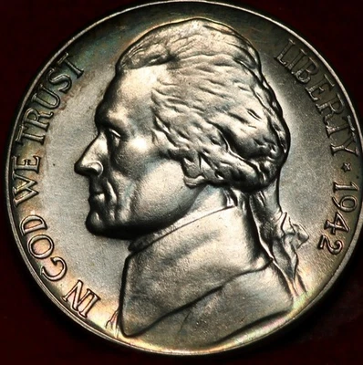 Uncirculated 1942-S San Francisco Mint Silver Jefferson Nickel - Image 1 of 2