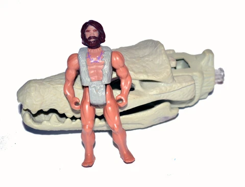 1988 Bone Age Cave Man Stone Clan THOG with Codus Skull - Kenner Cover