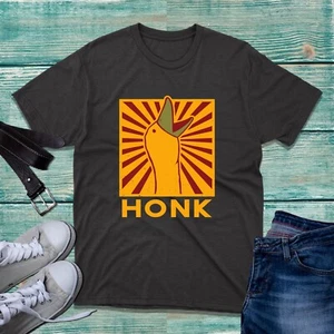 Honk Meme T-Shirt Triggered Goose Peace Was Never An Option Unisex Gift Tee Top - Picture 1 of 4
