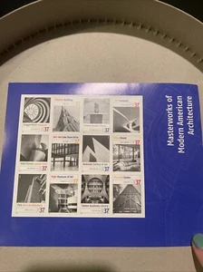 2004 MASTERWORKS OF MODERN AMERICAN ARCHITECTURE Stamp Sheet - USA 37 cent - Picture 1 of 2