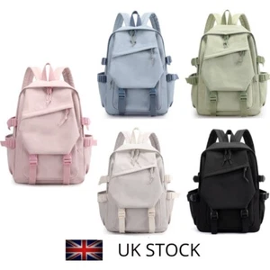 BACKPACK KOREAN JAPANESE COLOUR UNIVERSITY CASUAL LARGE VOLUME - Picture 1 of 12