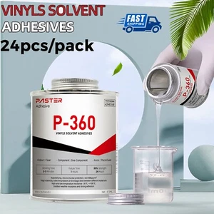 24PCS PASTER P-360 Vinyls Solvent Adhesives Soft PVC Leather Canvas Fluid Glue - Picture 1 of 6