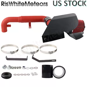 For 2011-2012 Golf GTI MK6 2.0 TFSI EA113 Red Cold Air Intake System Filter Kit - Picture 1 of 8