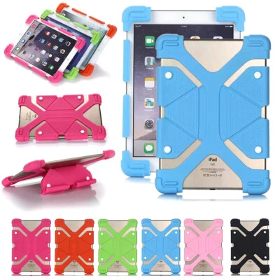 For 10"-10.1" inch Tablet Universal Case Adjustable Shockproof Silicone Cover LA - Image 1 of 4