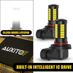 AUXITO H10 9140 9145 LED Fog Light Bulb White 66W for GMC Yukon Hybrid 2008-2013 - Imagen 1 de 10