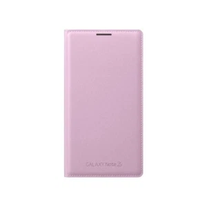 ETUI OFFICIEL FOLIO A RABAT SAMSUNG GALAXY NOTE 3 ROSE ECO CUIR (PU) - Photo 1 sur 1