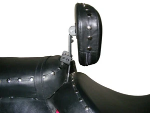 Studded Fully Adjustable Driver's Backrest for 2004-up Honda Shadow Aero 750  - Picture 1 of 9